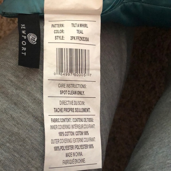 Newport Decorative Throw Pillows Teal Tilt A Whirl - Picture 8 of 8